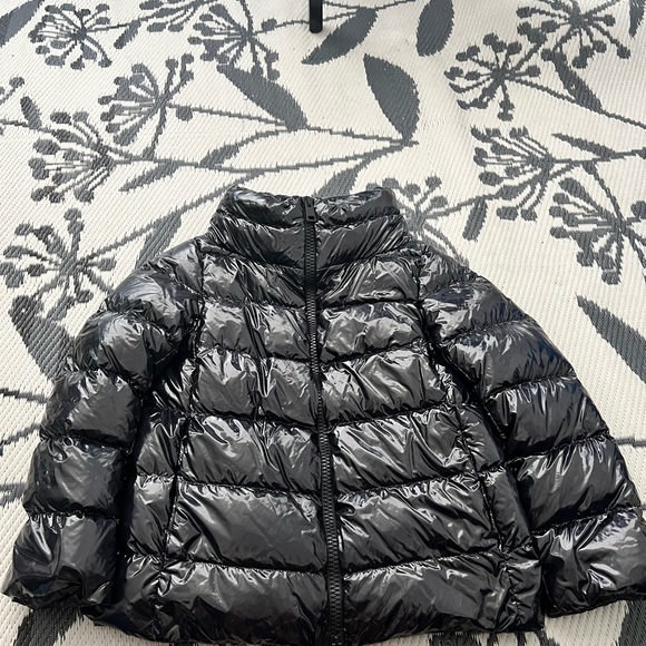 Herno Gloss black puffer jacket 40 size S - Picture 3 of 10